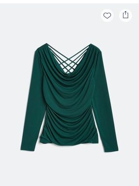 NWOT. FORTUNE + IVY
Lydia Lattice Back Detail Knit Top